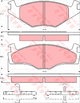 TRW Brake Pad Set (DB399)