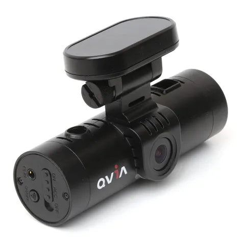 QVIA 1-Channel 1080P Dash Cam – WiFi, GPS, ADAS, 32GB MicroSD Included