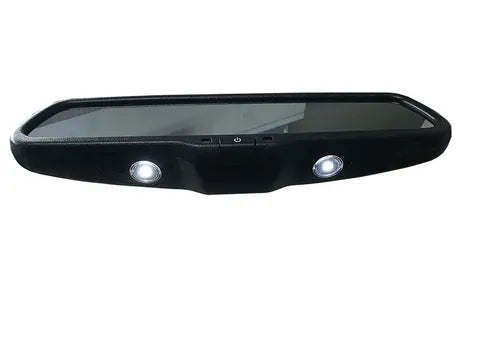 Mongoose 4.3" Pedestal Mount Rear View Mirror with Integrated Camera – Universal