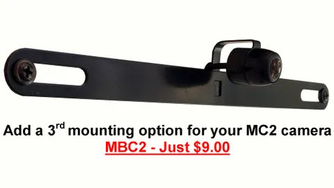 Mongoose 170° Flush Mount Backup Camera - NTSC Standard