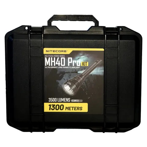 NITECORE MH40 Pro 3500 Lumen Hunting Flashlight Kit with GM02 Pro Mount