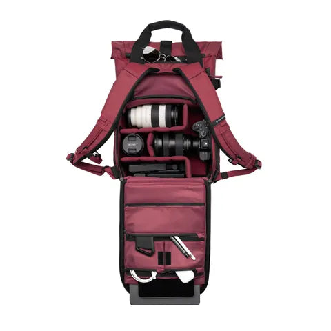 WANDRD PRVKE V4 15L Photo Bundle Camera Backpack â€“ Rhone Burgundy