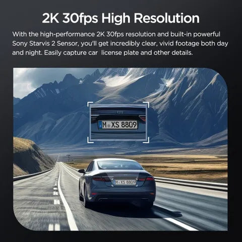 Viofo VS1 Mini Dashcam 2K HDR – Sony STARVIS 2 IMX675 Sensor, Compact Car Camera