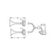 Hella Air Horn 24V 117dB 6027