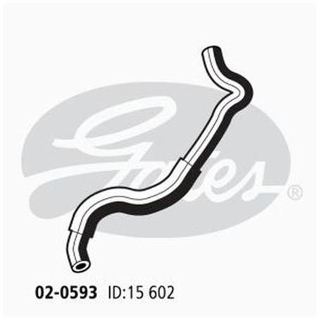 Gates Moulded Heater Hose 02-0593