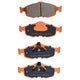 RDA BRAKES RDA GP Max General Purpose Low Metallic Brake Pad Set RDB1299