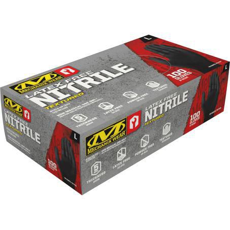 Mechanix Wear Latex Free Nitrile Gloves Large 100 Pack D03-05-010-100