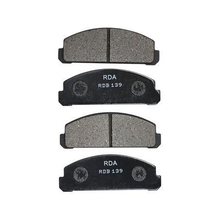 RDA BRAKES RDA GP Max General Purpose Low Metallic Brake Pad Set RDB139