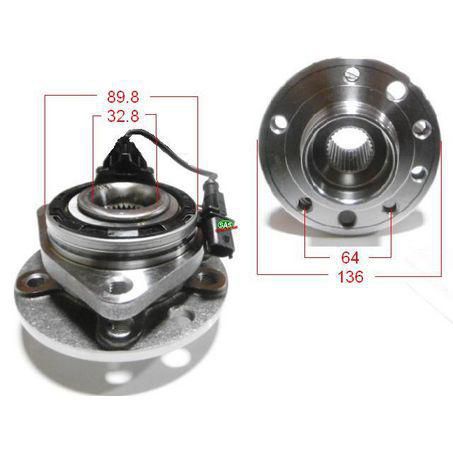 SAS AUTO PARTS SAS Wheel Hub HA6069
