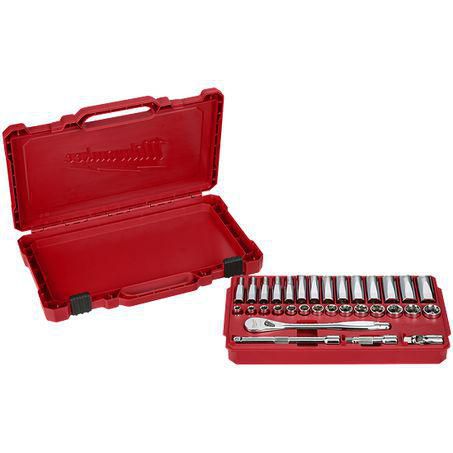 Milwaukee 32 Piece Metric 3/8 inch Socket Set 48229508