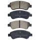 RDA GP MAX LOW METALLIC BRAKE PAD SET CITROEN IVECO DAILY PEUGEOT RDB1954