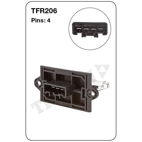 Tridon Heater Fan Resistor TFR206