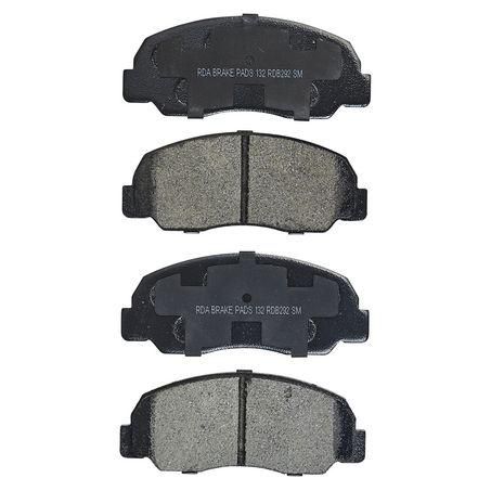 RDA BRAKES RDA GP Max General Purpose Low Metallic Brake Pad Set RDB292