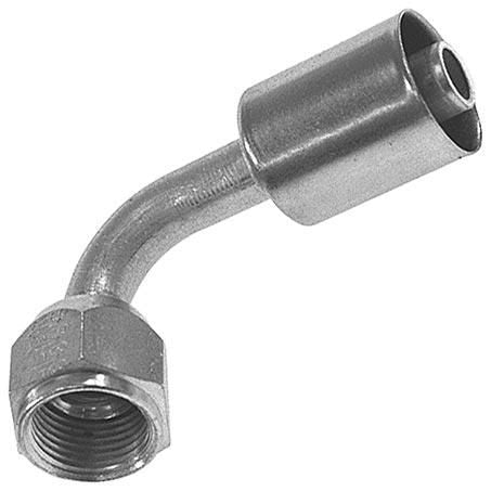 Atco Steel Fitting # 6 Female Flare - Beadlock #6 90° SBX1121