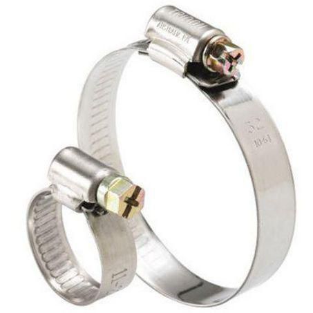 Tridon Hose Clamp 14-27mm Part Stainless Steel Solid Band SHS010P