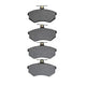 RDA BRAKES RDA GP Max General Purpose Low Metallic Brake Pad Set RDB211