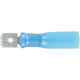 OEX Crimp Terminal Male Blade Blue Terminal Entry 6.3 X 0.8mm Heat Shrinka