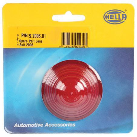 HELLA Red Lens To Suit 2006 9200601