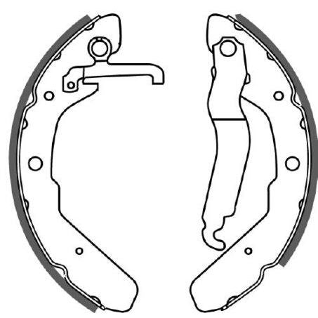 TRW Brake Shoe 252mm x 56mm