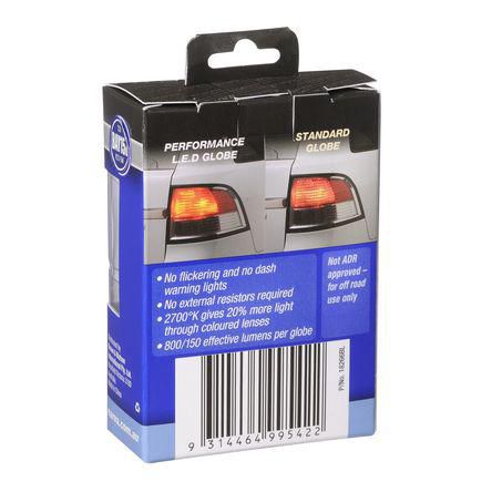 Narva 12V Gen III LED BAY15D P21/5W Globes with Canbus (2) 18266BL