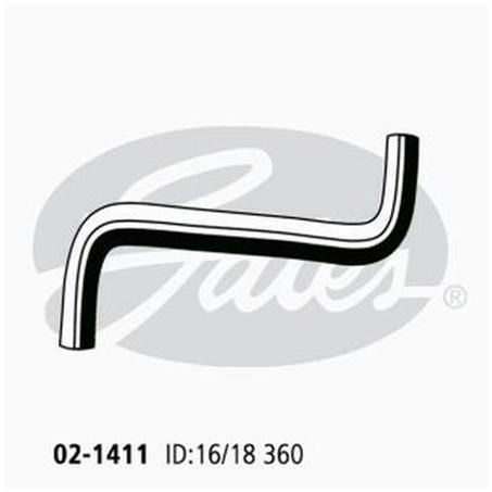 Gates Moulded Heater Hose 02-1411