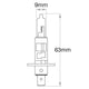 Narva H1 Globe 12V 55W Plus 50 - 1 Pce