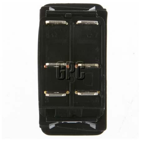 Narva SEALED ROCKER SWITCH OFF/ON/ON DPDT RED LED (CONTACTS RATED 20A @ 12V)
