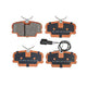 RDA GP MAX LOW METALLIC BRAKE PAD SET BMW 325is SAAB RDB303