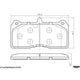 RDA BRAKES RDA Phantom Ceramic Brake Pad Set RDC2440