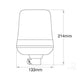 ECCO Halogen Beacon Amber 12 or 24V Pole Mount ACX2135