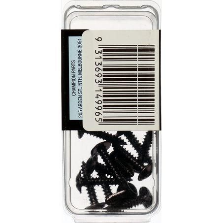 CHAMPION AUTO PARTS Champion Self Tapping Screw Pack 8G x 3/4in. BH753