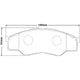 RDA PHANTOM CERAMIC BRAKE PAD SET TOYOTA HILUX RDC1985