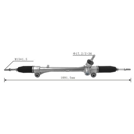SAS AUTO PARTS STEERING R  P ASSY CAMRY ACVASVAV SR2015