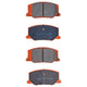 RDA BRAKES RDA GP Max General Purpose Low Metallic Brake Pad Set RDB1129