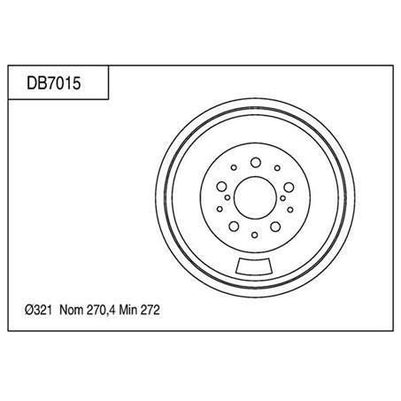 TRW BRAKE DRUM