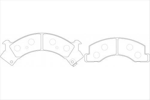 XP FRONT DISC BRAKE PADS - ISUZU ELF 84-