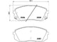 OE+ CERAMIC BRAKE PADS FRONT KIA SPORTAGE HYUNDAI TUCSON 06> - DB2174CP