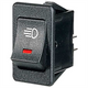 Narva Rocker Switch Off/On DPST Red LED (Contacts Rated 20A @ 12V)