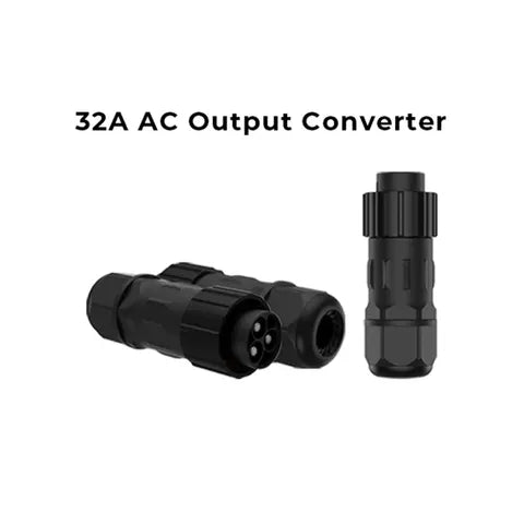 BLUETTI AC500 M28 Male Connector â€“ High-Current 3-Pin Aviation Bayonet for Batteries & Power Expansion