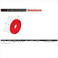 Nolathane FRONT STEERING COUPLING BUSHING KIT 41016
