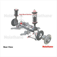 Nolathane FRONT STEERING RACK AND PINION MOUNT BUSHING KIT 41097