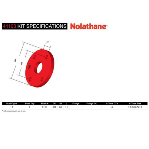 Nolathane STEERING BUSH 41103