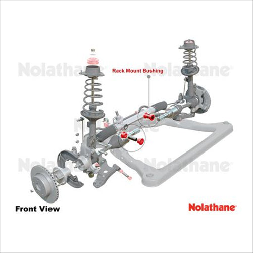 Nolathane FRONT STEERING RACK AND PINION MOUNT BUSHING KIT 41126