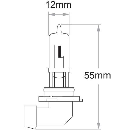 Narva HB3 P20d Globe 12V 60W