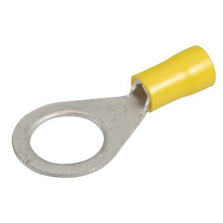 Narva Crimp Terminal Ring Yellow Insulated 13mm - 12 Pce