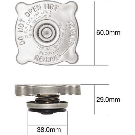 TRIDON RECOVERY RADIATOR CAP