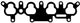 ACL INLET MANIFOLD GASKET MAZDA B6 JC783