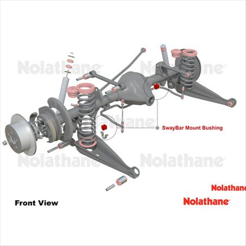 Nolathane SWAY BAR MOUNT BUSHING KIT (16MM) 42040
