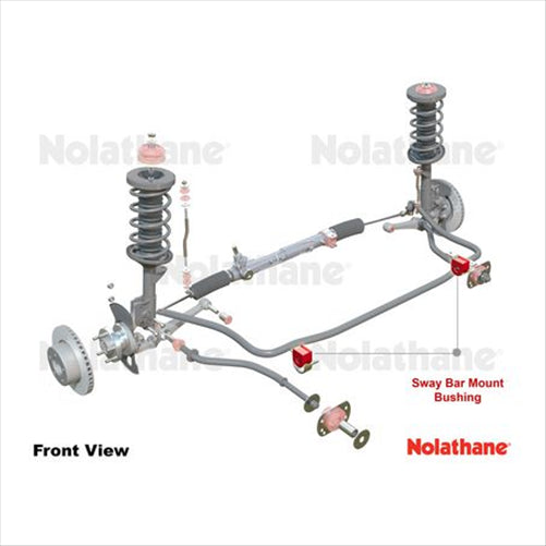 Nolathane FRONT SWAY BAR MOUNT BUSHING KIT (30MM) 42055