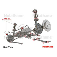 Nolathane REAR SWAY BAR MOUNT BUSHING KIT (13MM) 42350